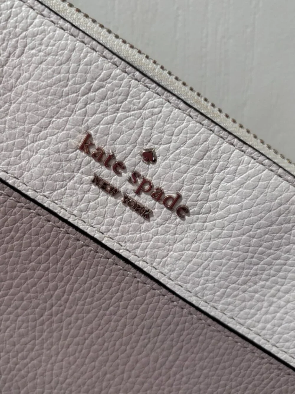 Kate Spade Leila Colorblock Triple Gusset Pebbled Leather Crossbody Bag